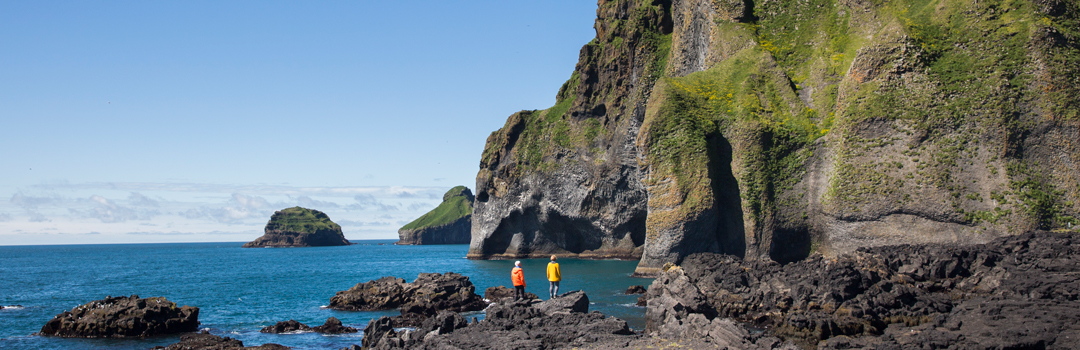 Vestmannaeyjar, Island.