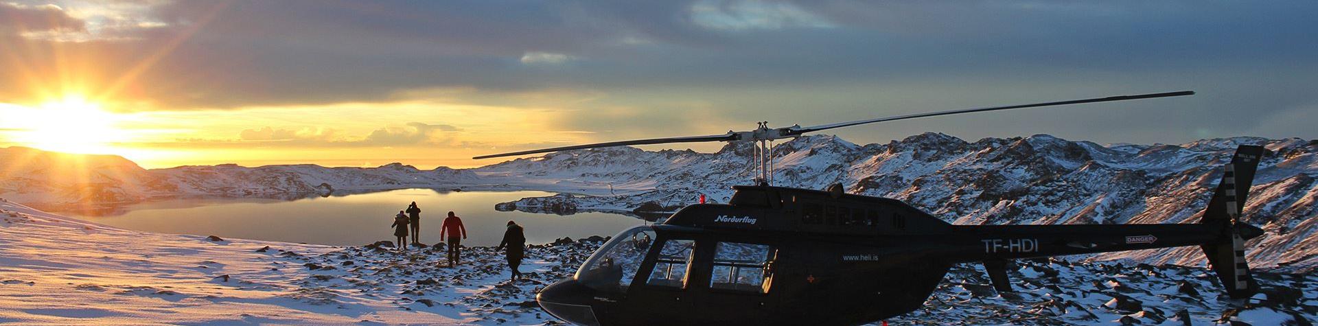 Helikoptertur over Reykjavík