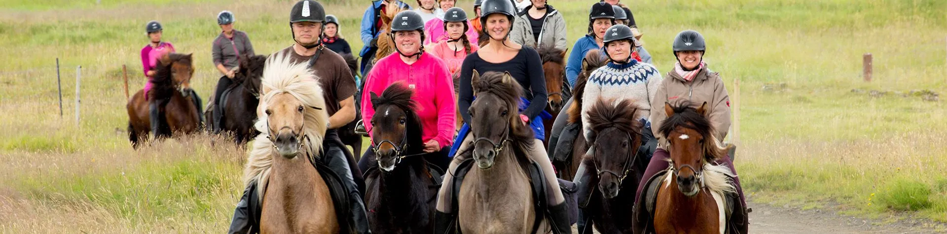 Ridetur & Gullfoss-Geysir-Thingvellir (08:00/9 tim/1,5 tim ridetur) (C04)