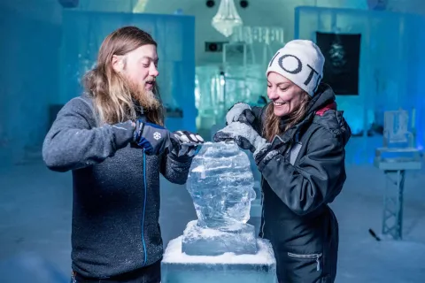 Icehotel isskulptureringskurs