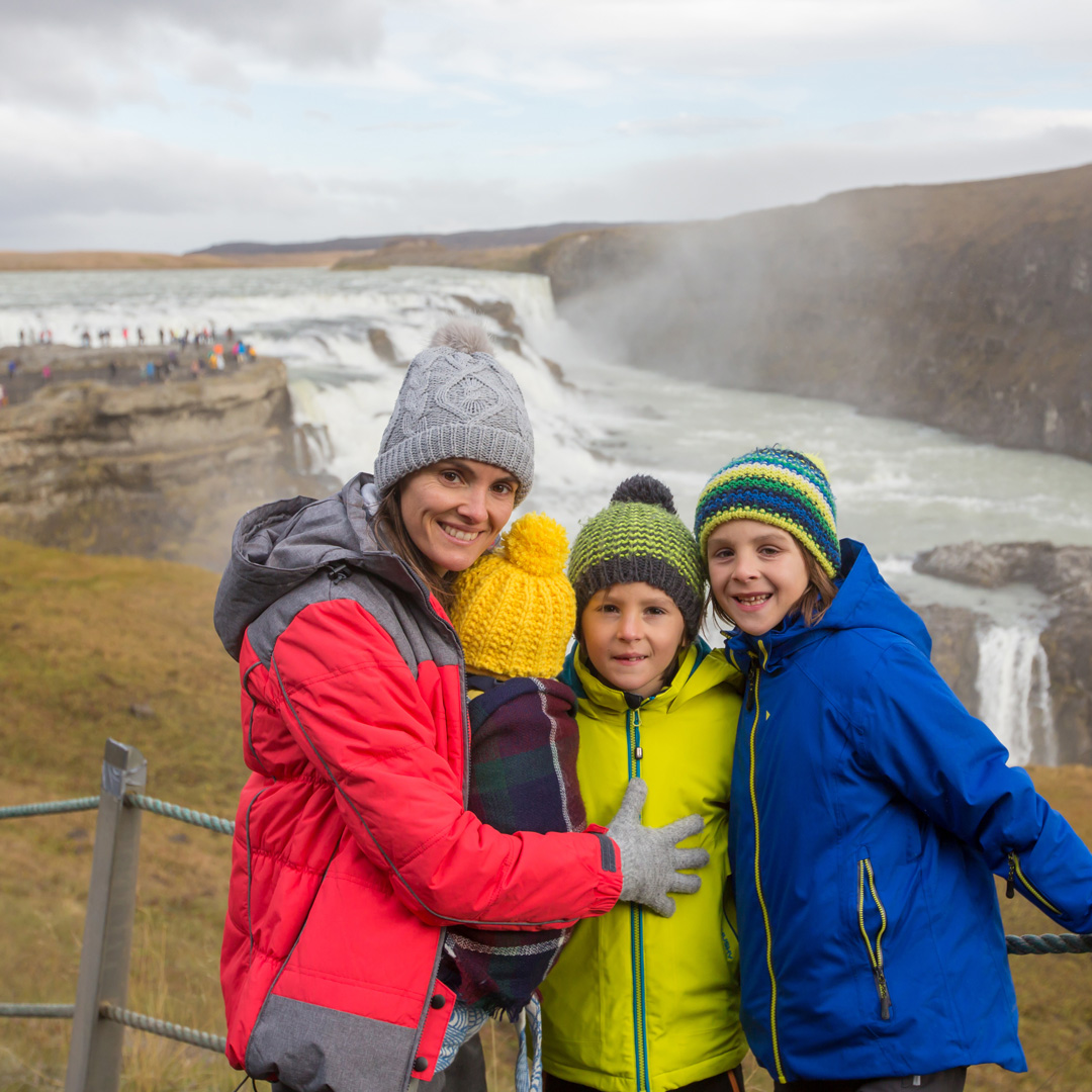 Gullfoss-fossen, Island.